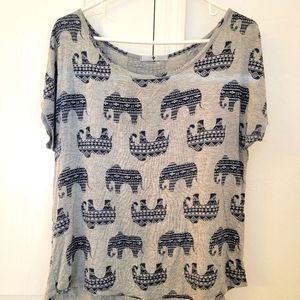 Blu Planet Elephant Cozy Shirt - 2X